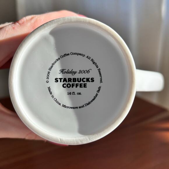 2006 Starbucks Holiday Collectible Christmas Mug 16 oz. Vintage - Picture 2 of 8